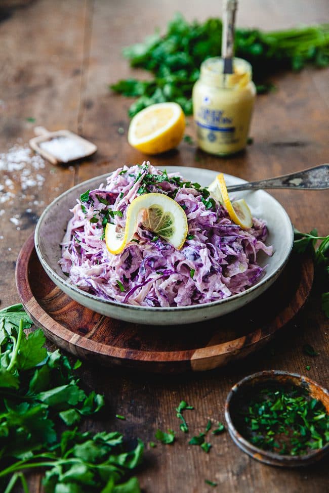 Coleslaw med rödkål
