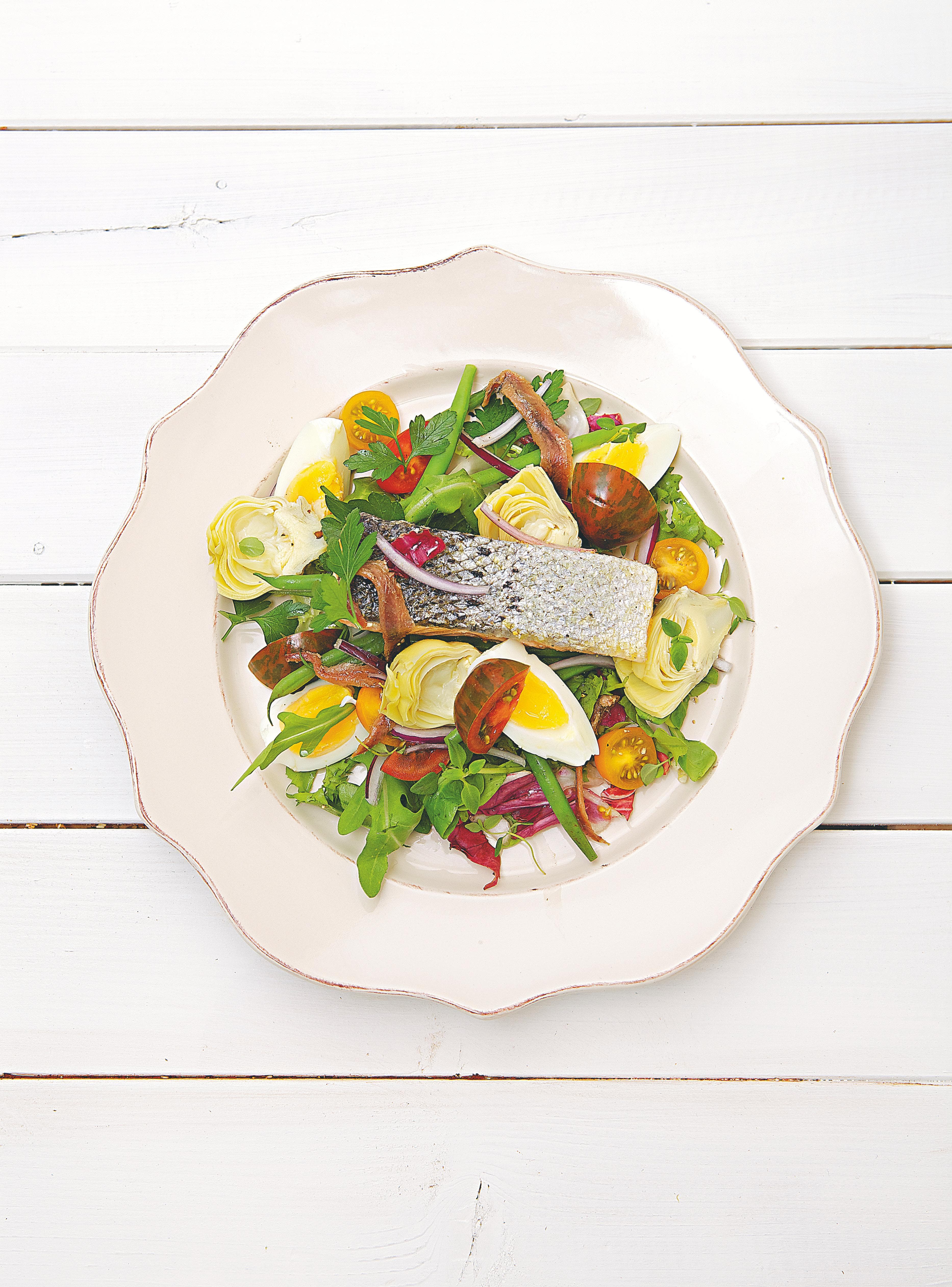 Laxsallad niçoise
