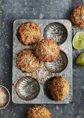 Kokosmuffins med lime