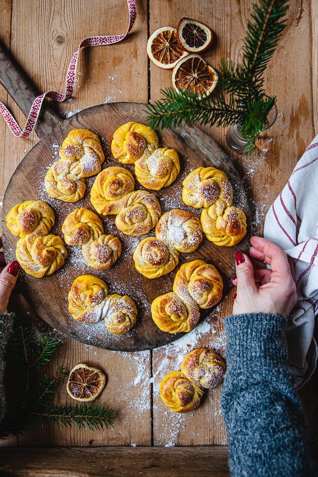 Fyllda lussebullar