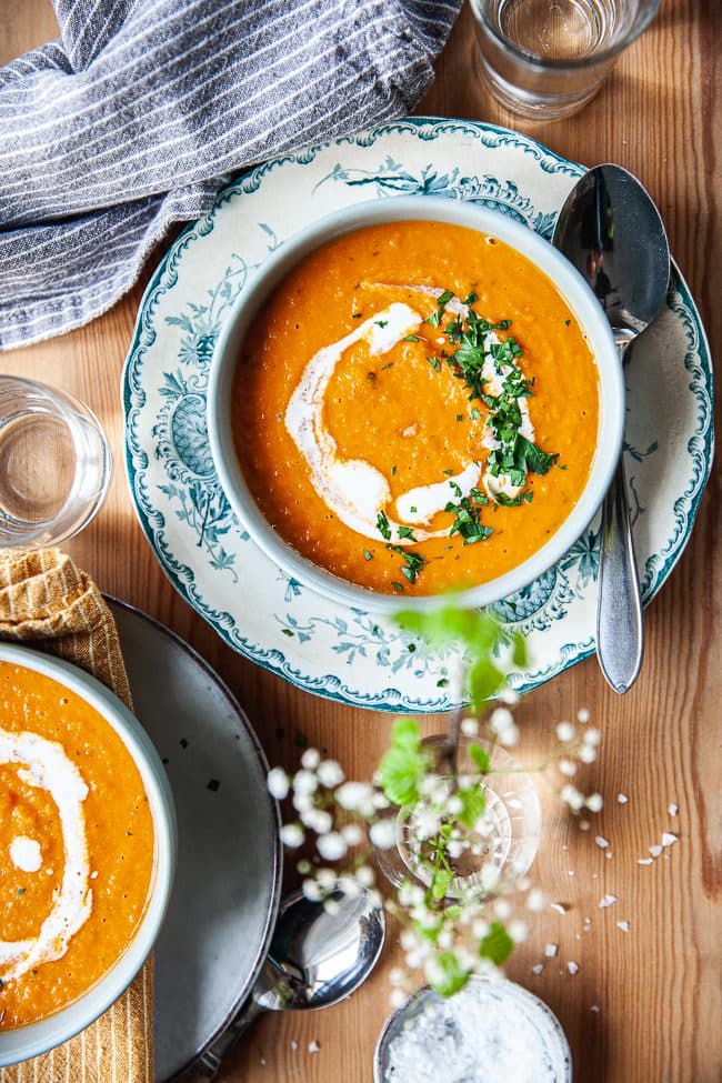 Krämig tomatsoppa