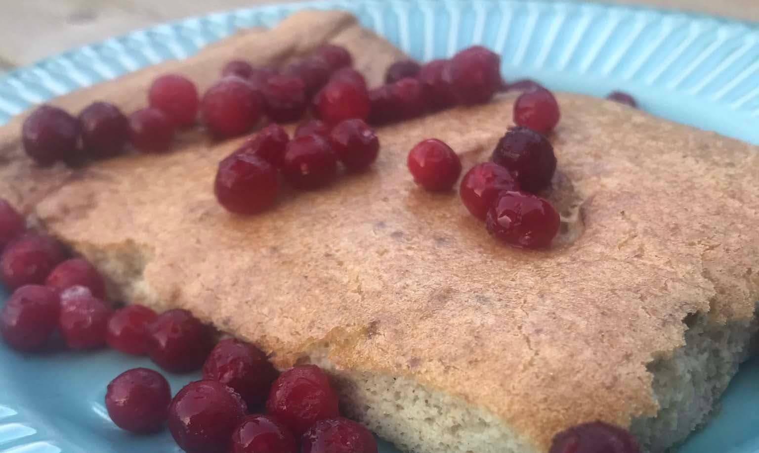 Ugnspannkaka paleo med bacon