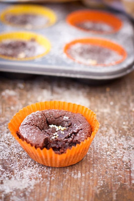 Kladdkakemuffins