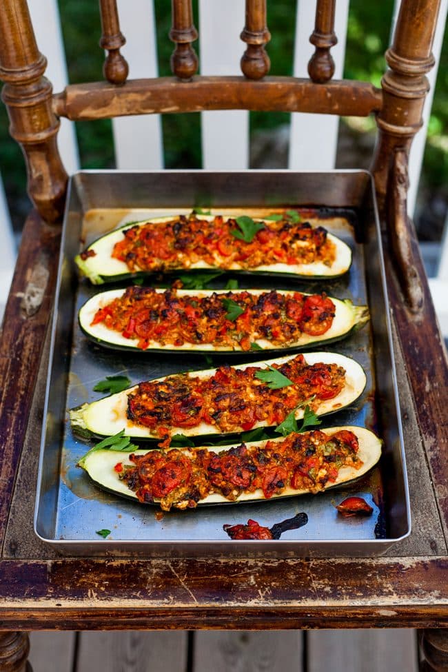 Zucchini i ugn