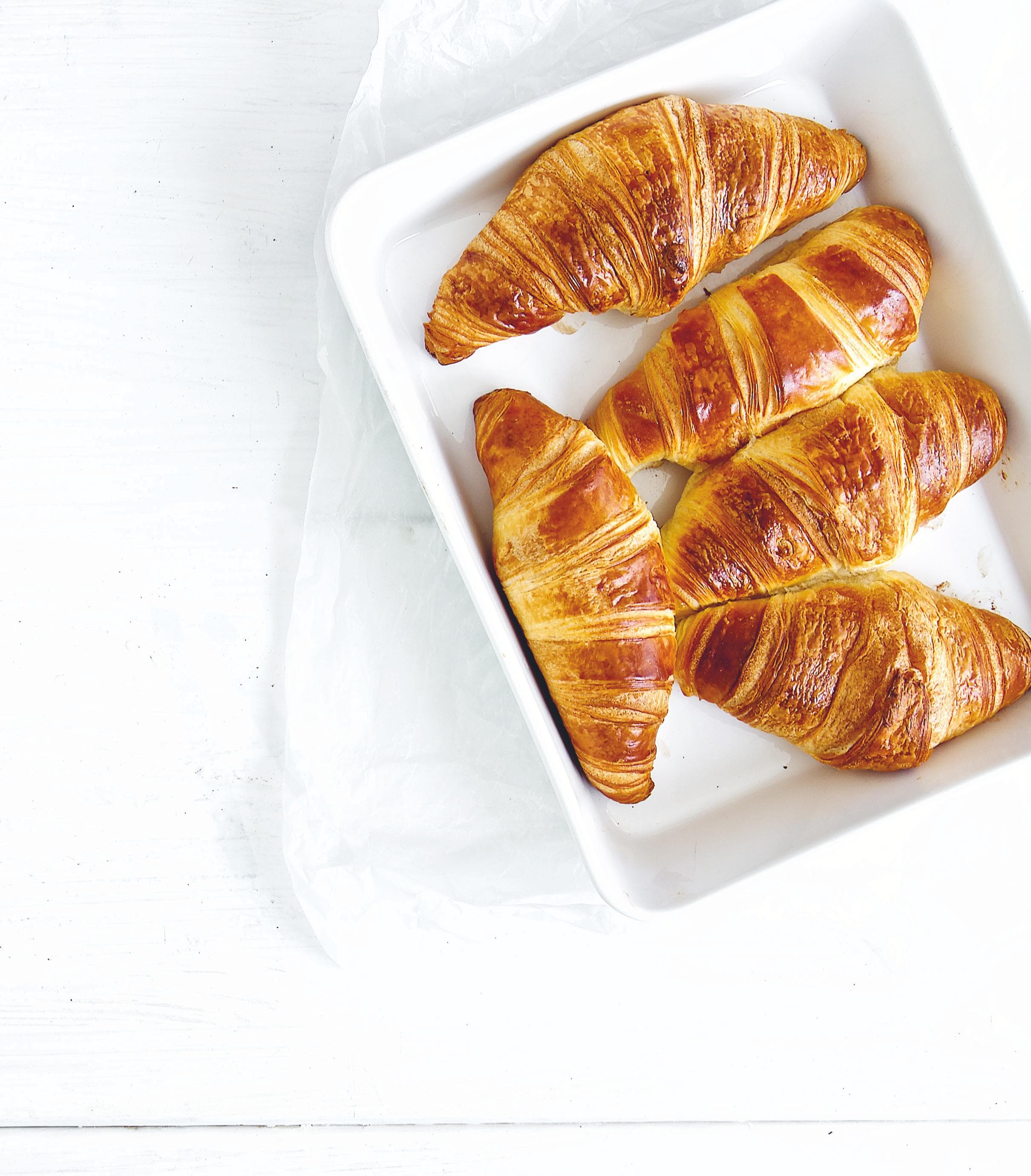 Croissanter med hemmagjord nutella