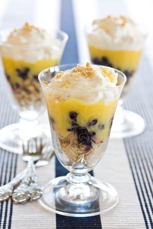 Citrondessert med lemon curd