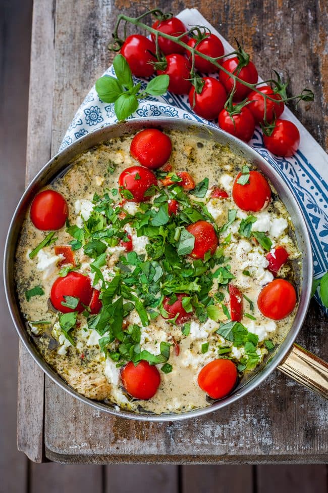 Kyckling med pesto