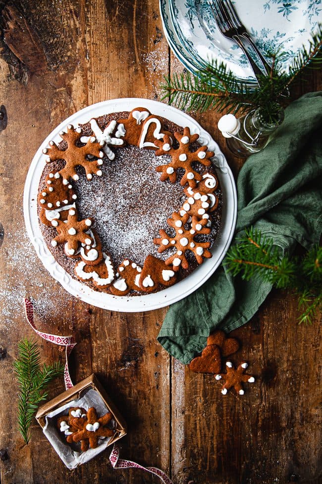 Pepparkakskladdkaka med choklad