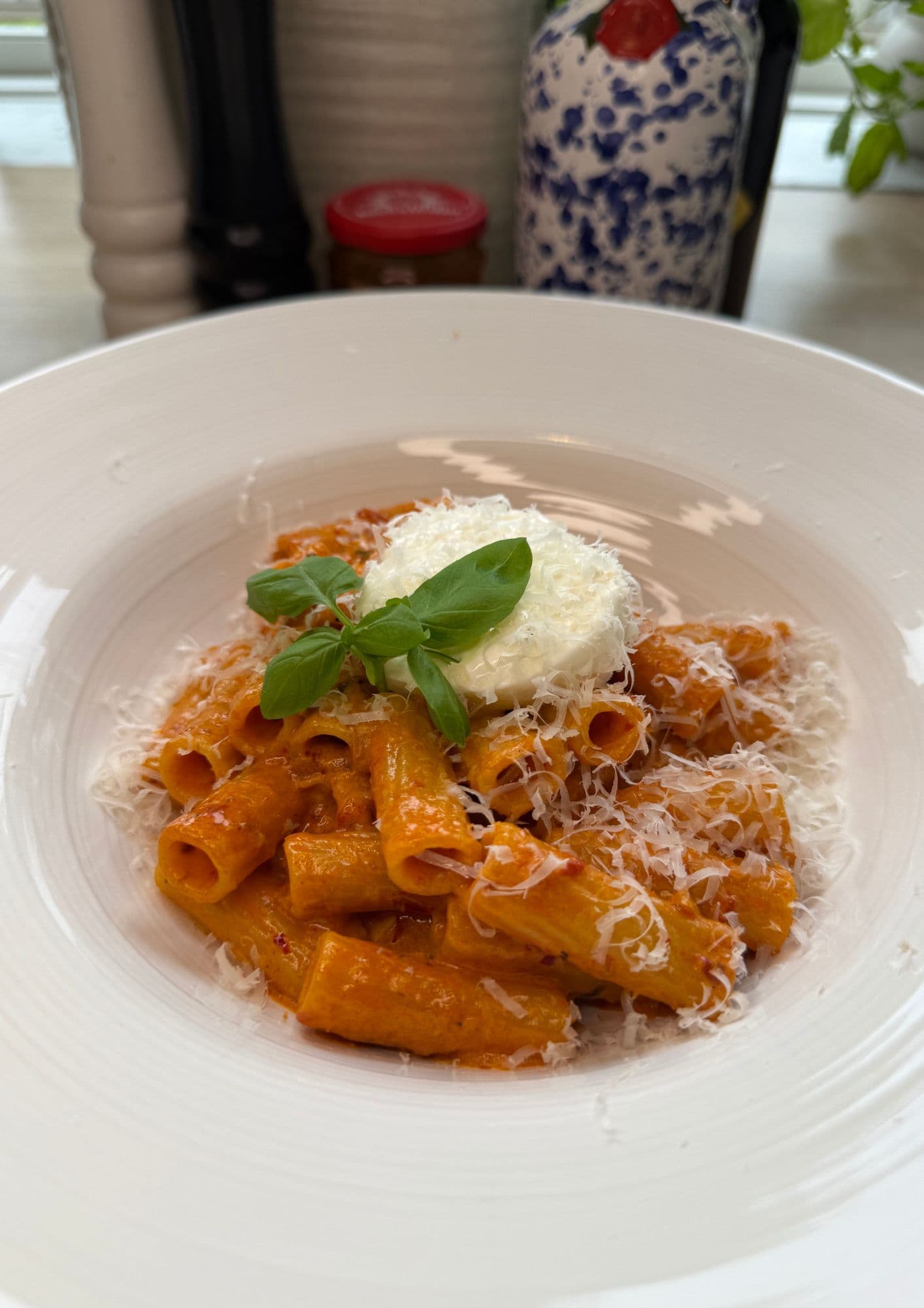 Vodka och nduja pasta