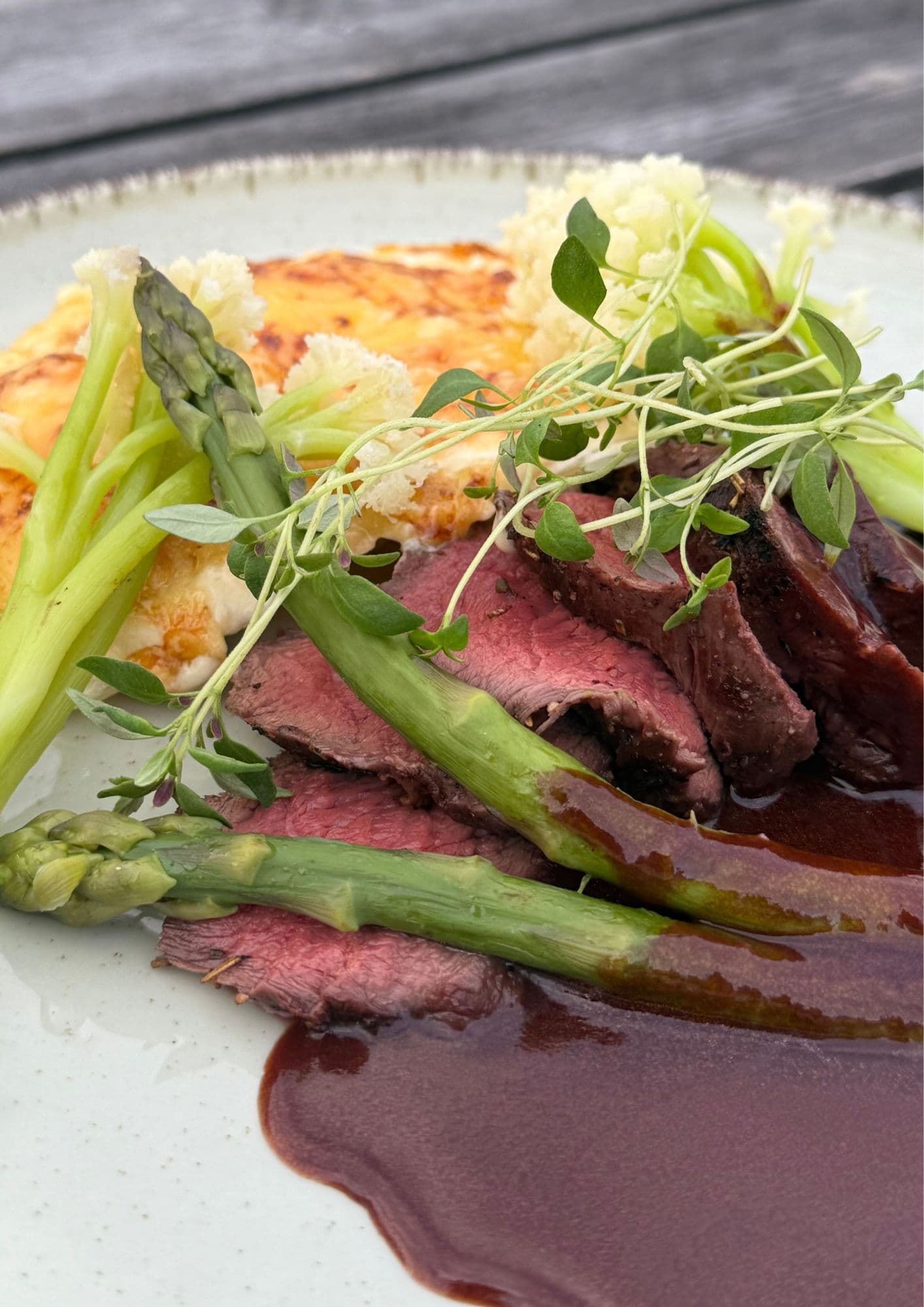Grillad hjortfilé