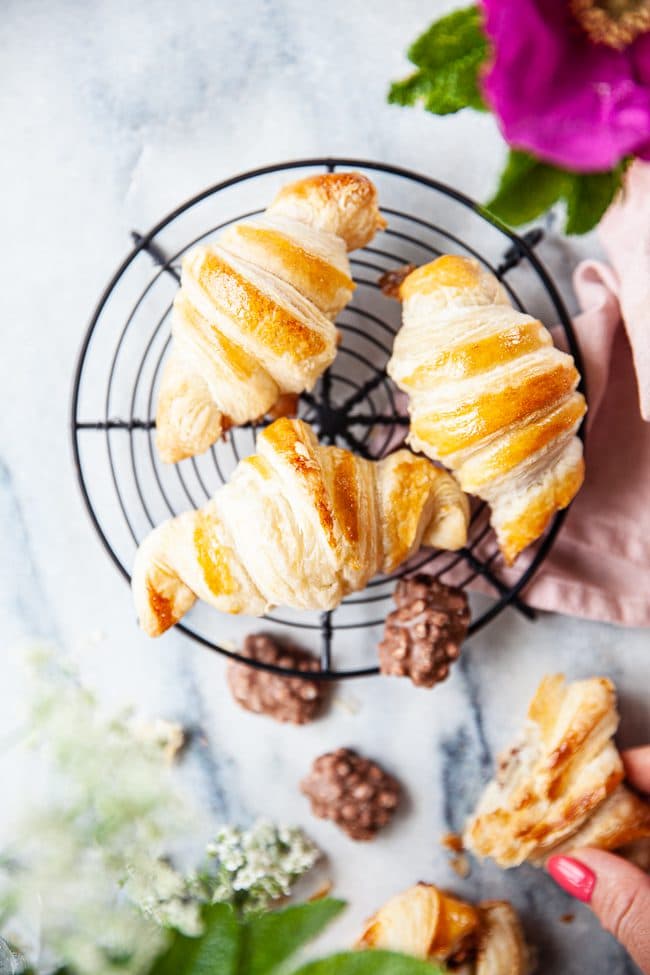 Croissant fylld med Dumle