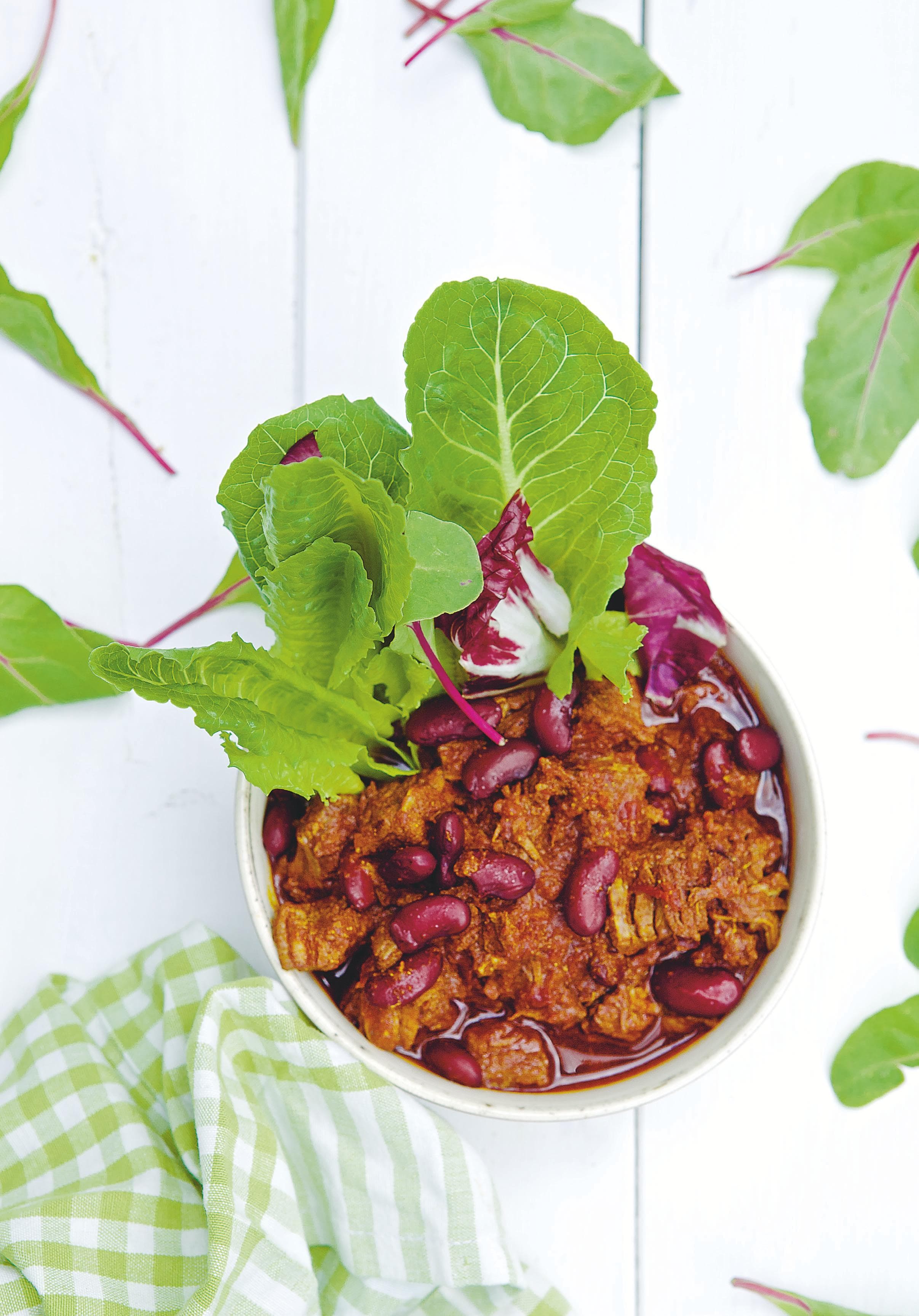 Mustig texmexgryta med kidneybönor