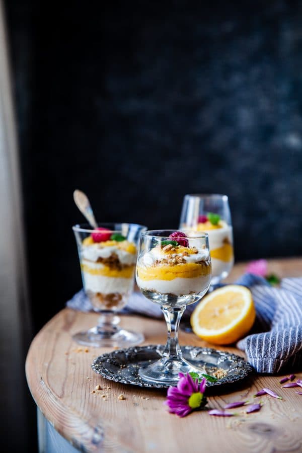 Dessert i glas till påsk