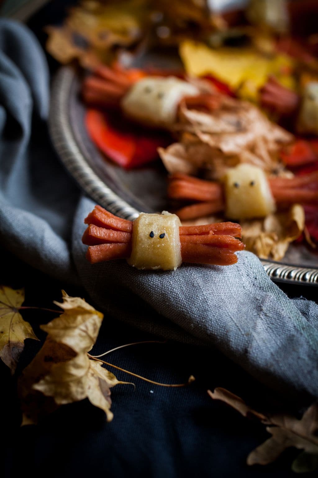 Mumier och korvspindlar till halloween