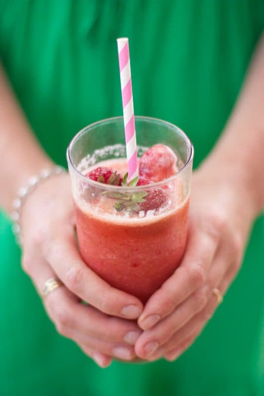Jordgubb och melondrink
