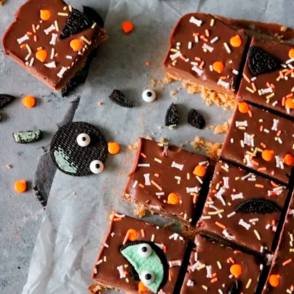 No-bake peanut butter bars