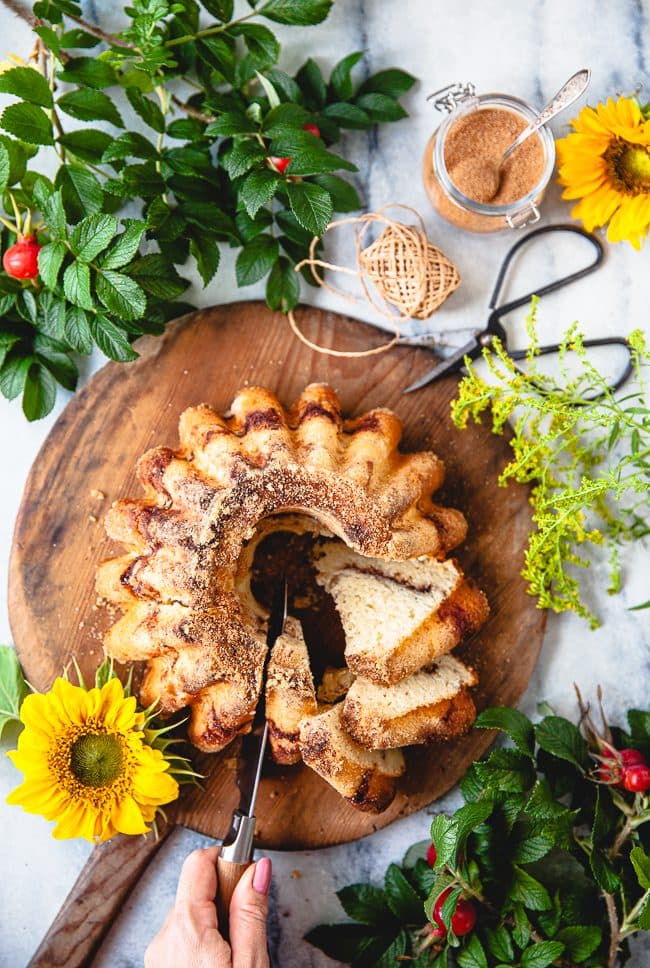 Saftig kanelbullesockerkaka