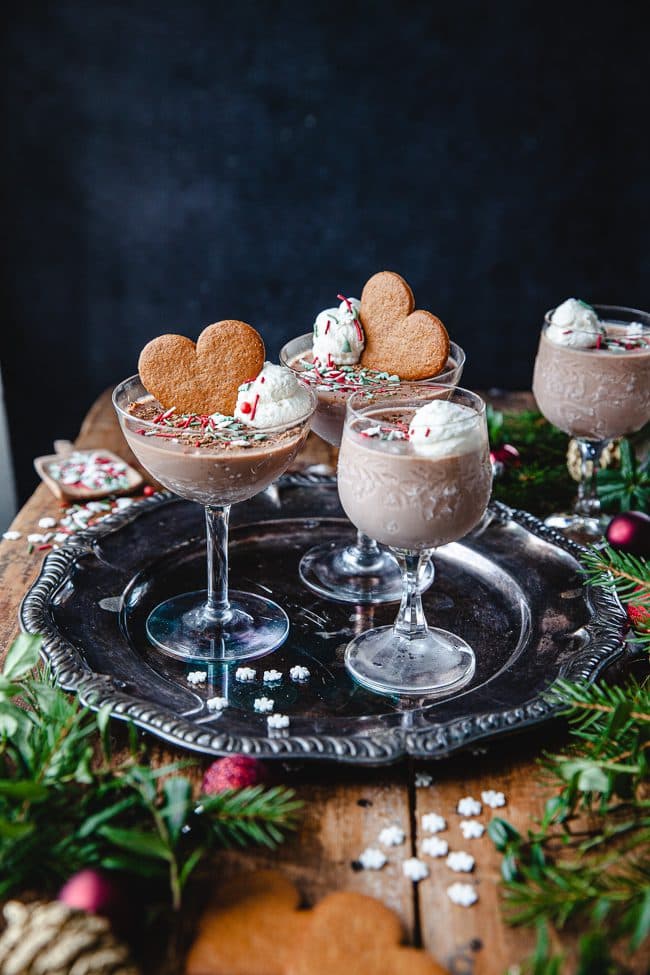 Pannacotta med smak av pepparkaka