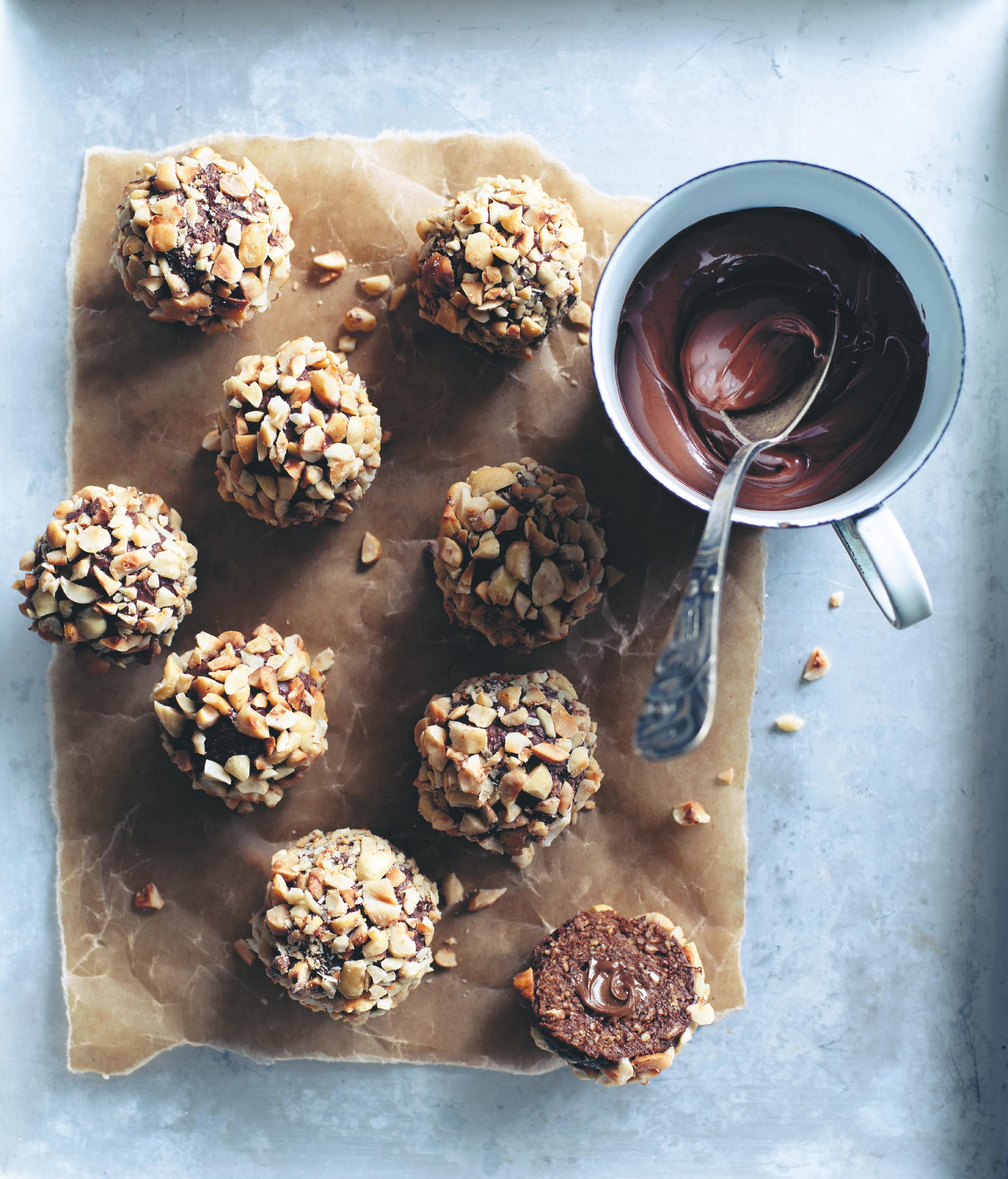 Chokladbollar med Nutella