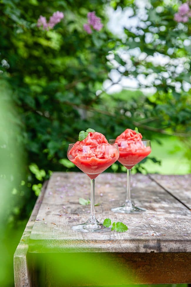 Melonslush med lime