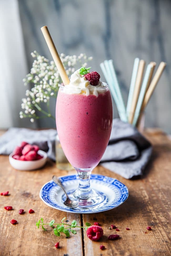 Nice cream milkshake