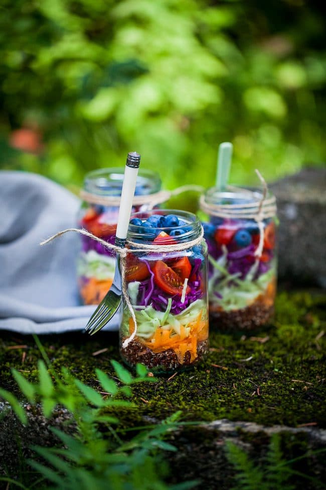 Salad in a jar