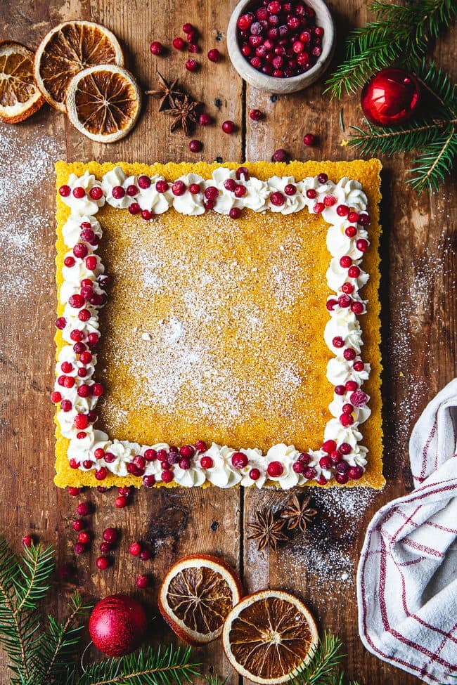 Saffranskladdkaka med vit choklad