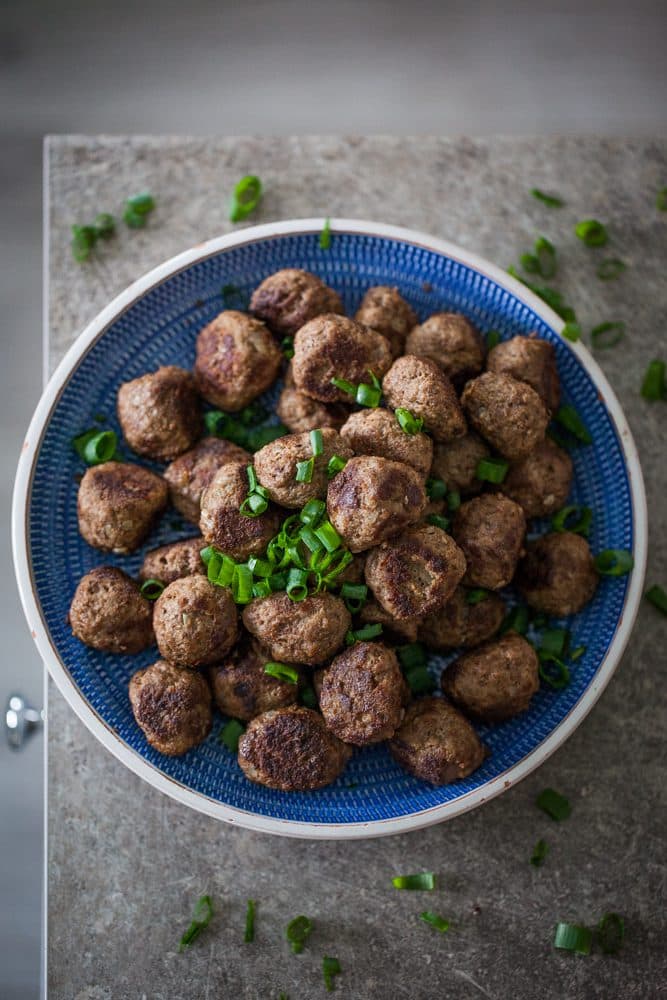 Klassiska köttbullar i ugn
