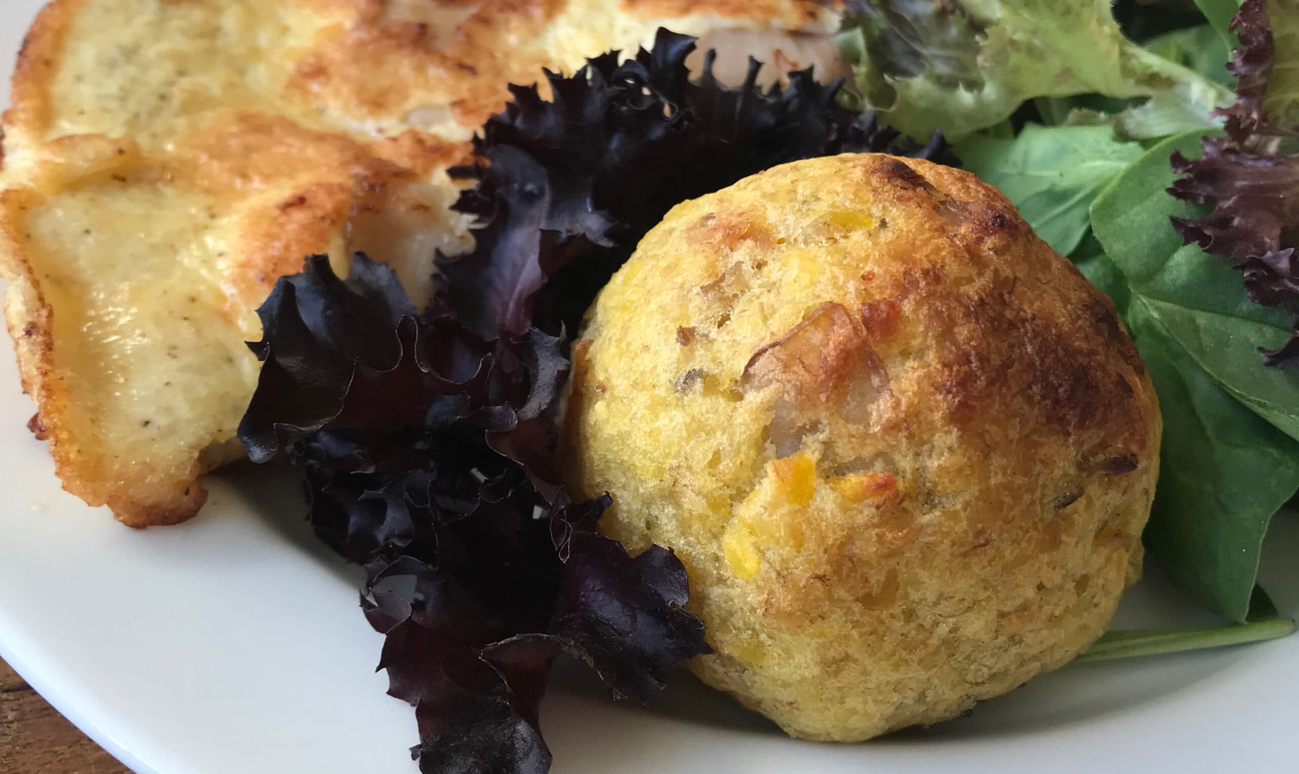 Bolón de verde – kokbanandumplings