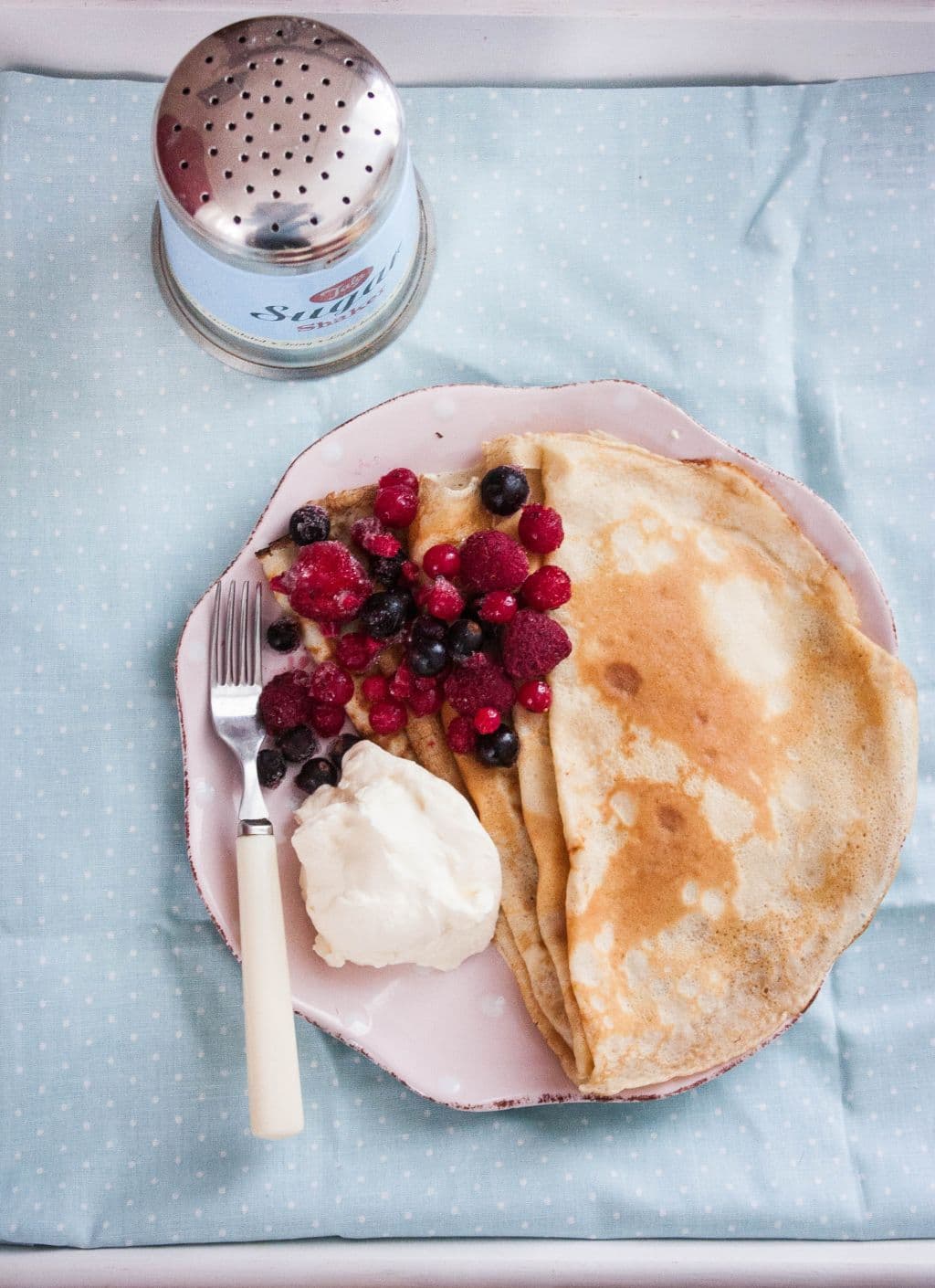 En liten omgång pannkakor (5 st)