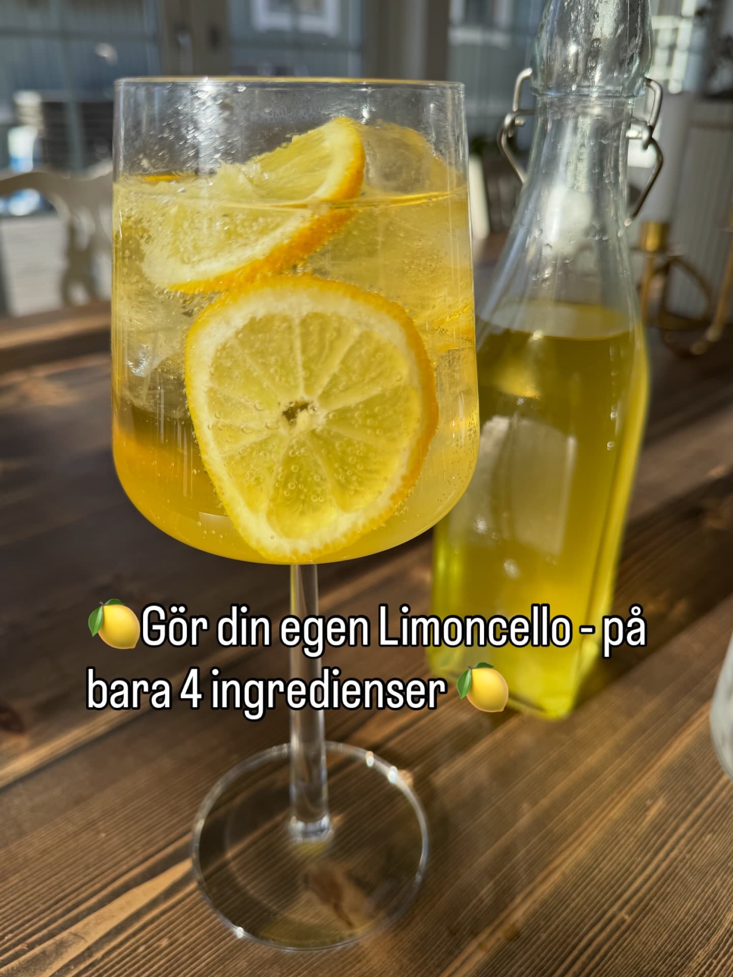 Hemgjord Limoncello & Limoncello Spritz