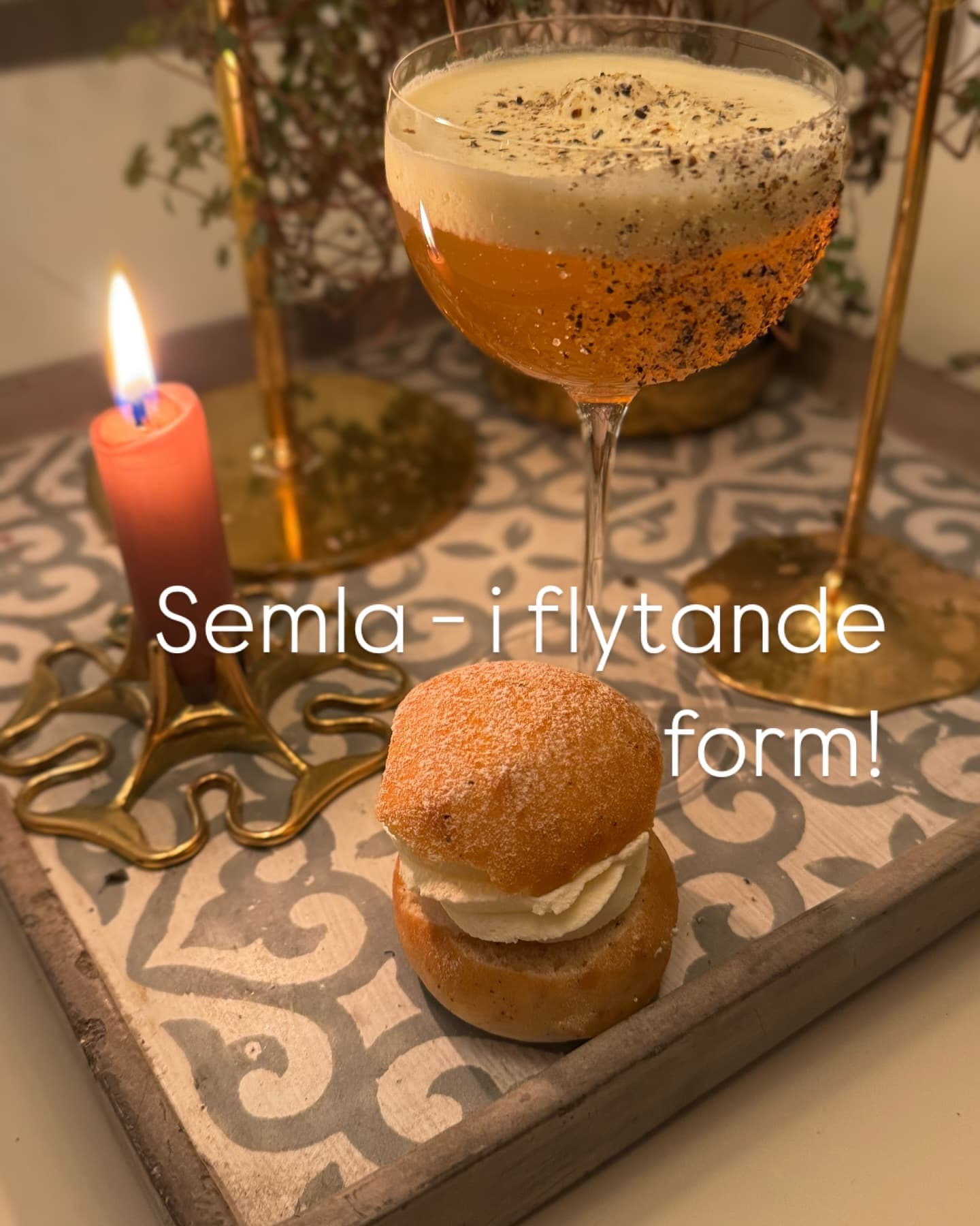 Semla - en semmel vodka sour