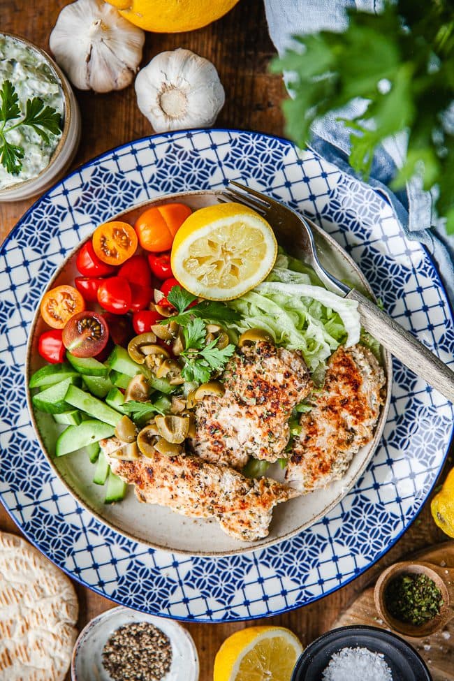 Grekisk kycklinggyros – freezer meal prep