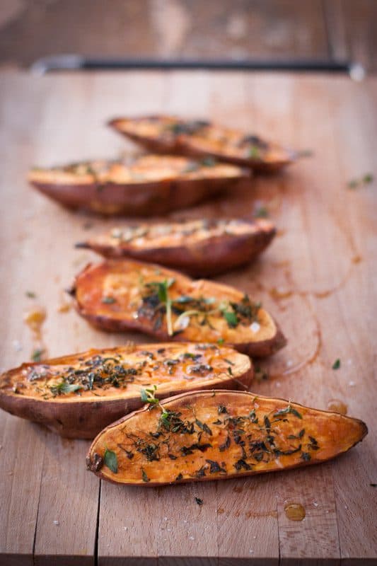 Sötpotatis i ugn