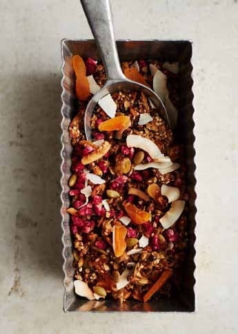 Kryddig linsgranola med bovete