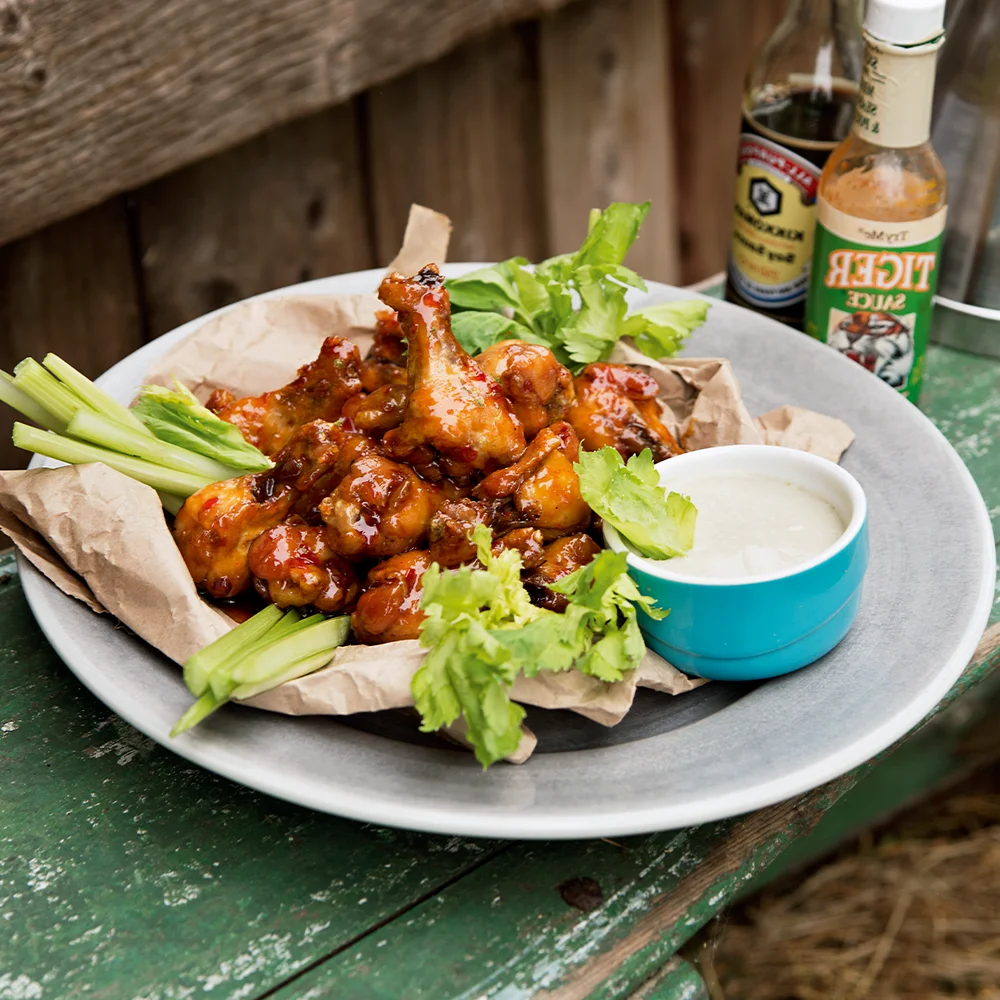Buffalowings med Blue Cheese-Dressing