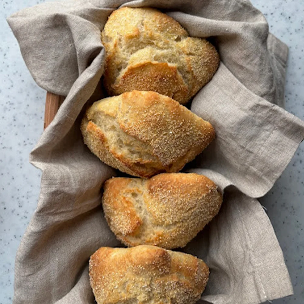 Cornmeal spoon buns by Sara Öhman Mroczek