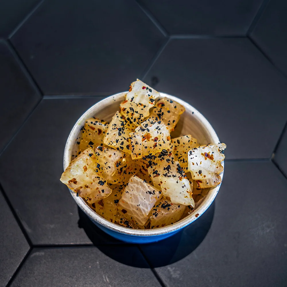 Picklad rättika med sesam och chili