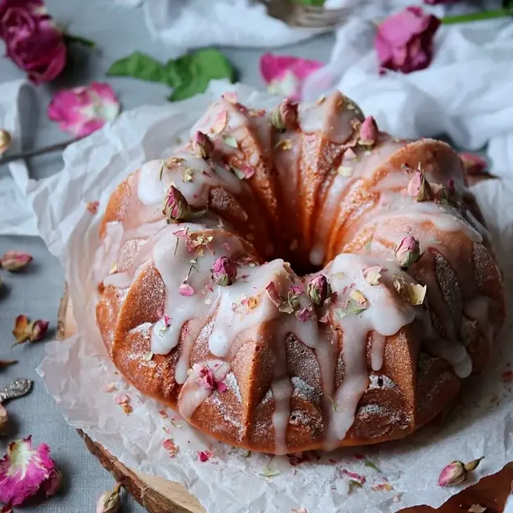 Cheesecakefylld sockerkaka med glasyr by Simona Muntean