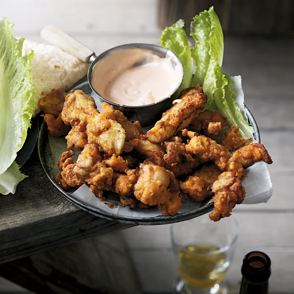 Buttermilk chicken med het Rhode Island-sås by Tareq Taylor