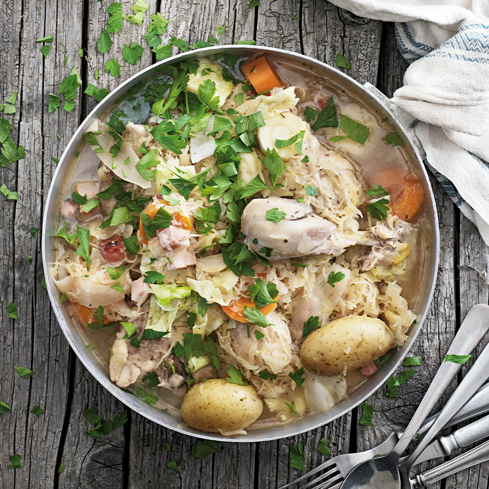 Choucroute med sidfläsk och surkål by Tareq Taylor