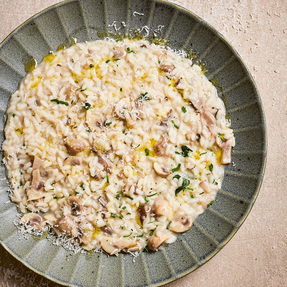 Svamprisotto som på restaurang by Tareq Taylor