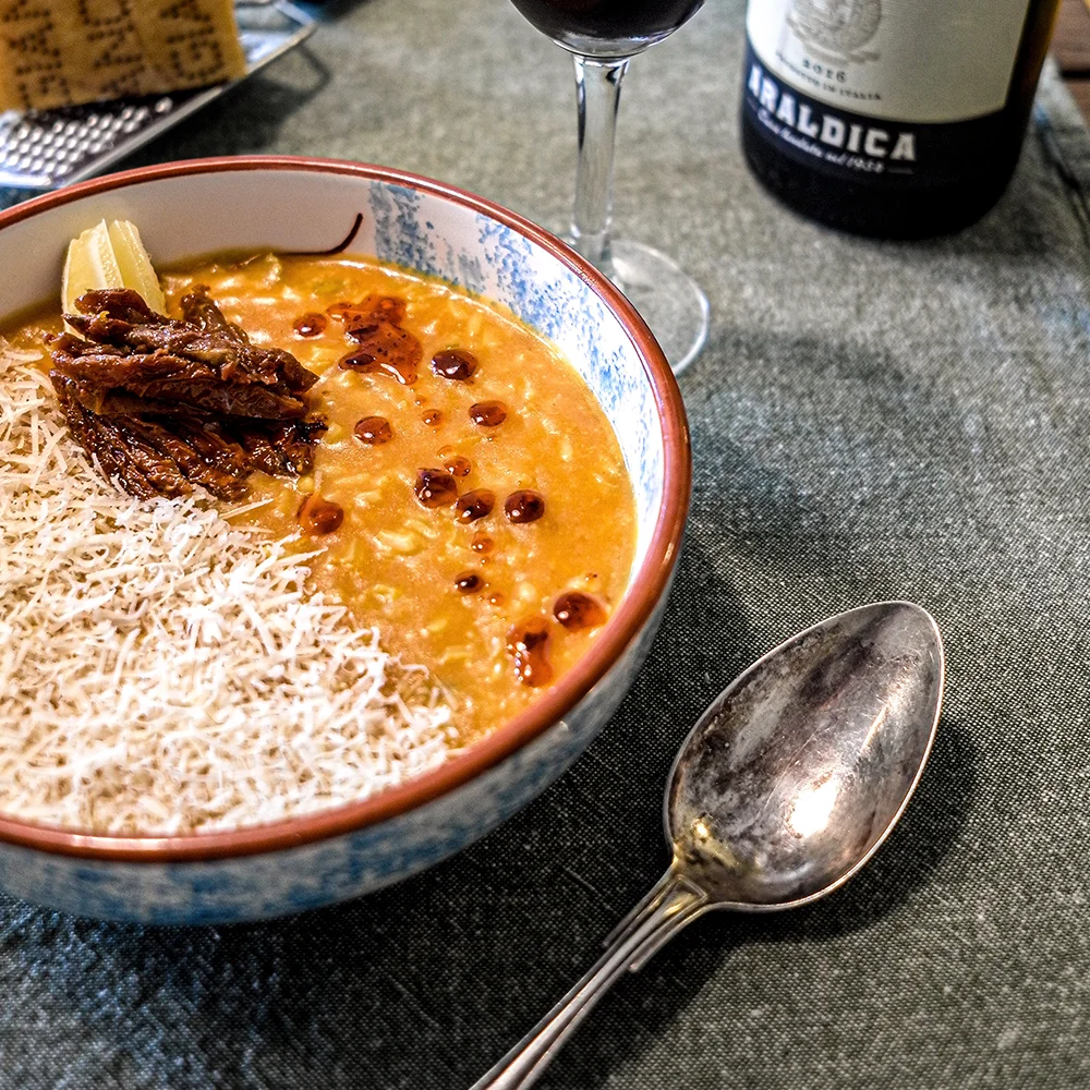 Soltorkad tomat och chili risotto