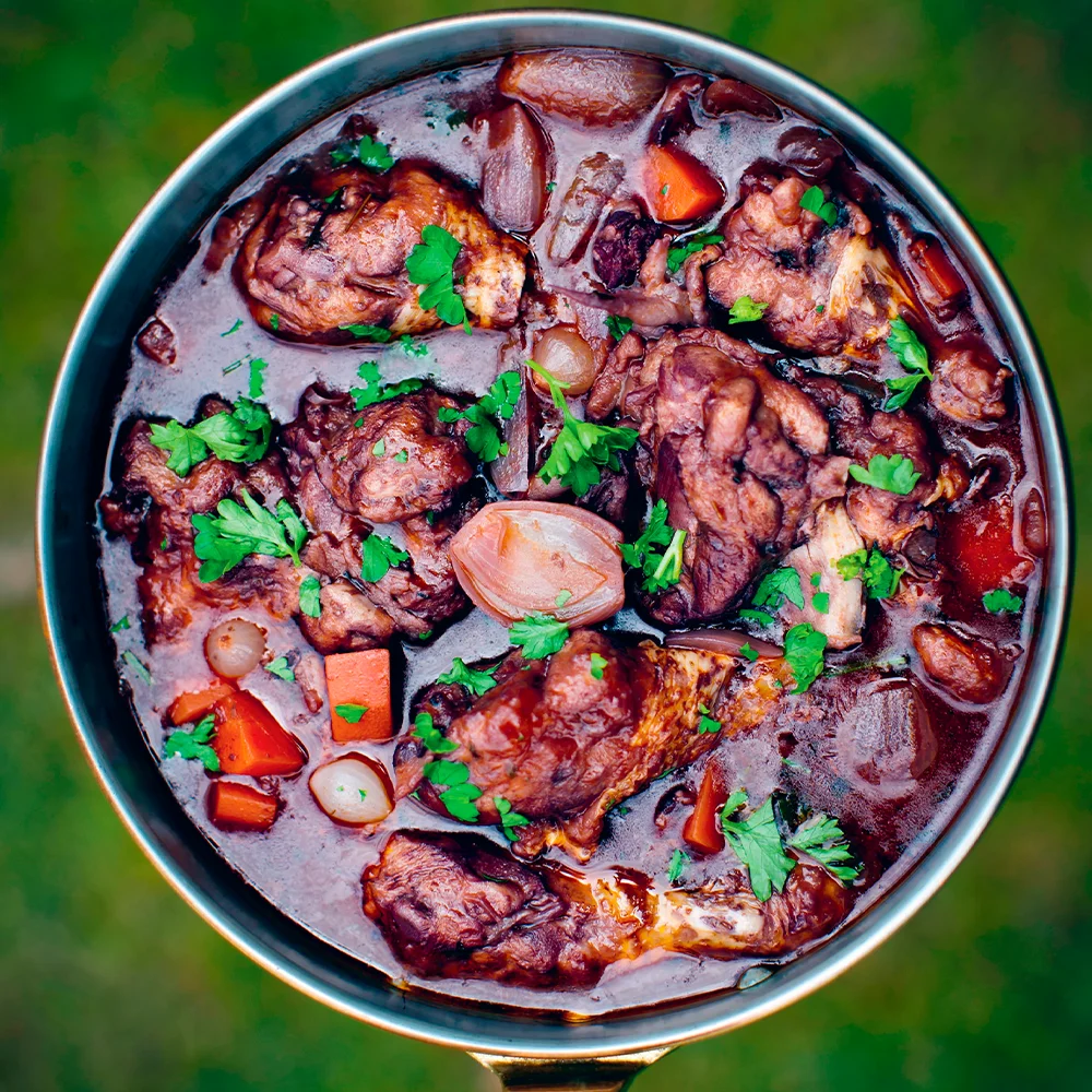 Coq au vin - Tareqs Favoriter by Tareq Taylor