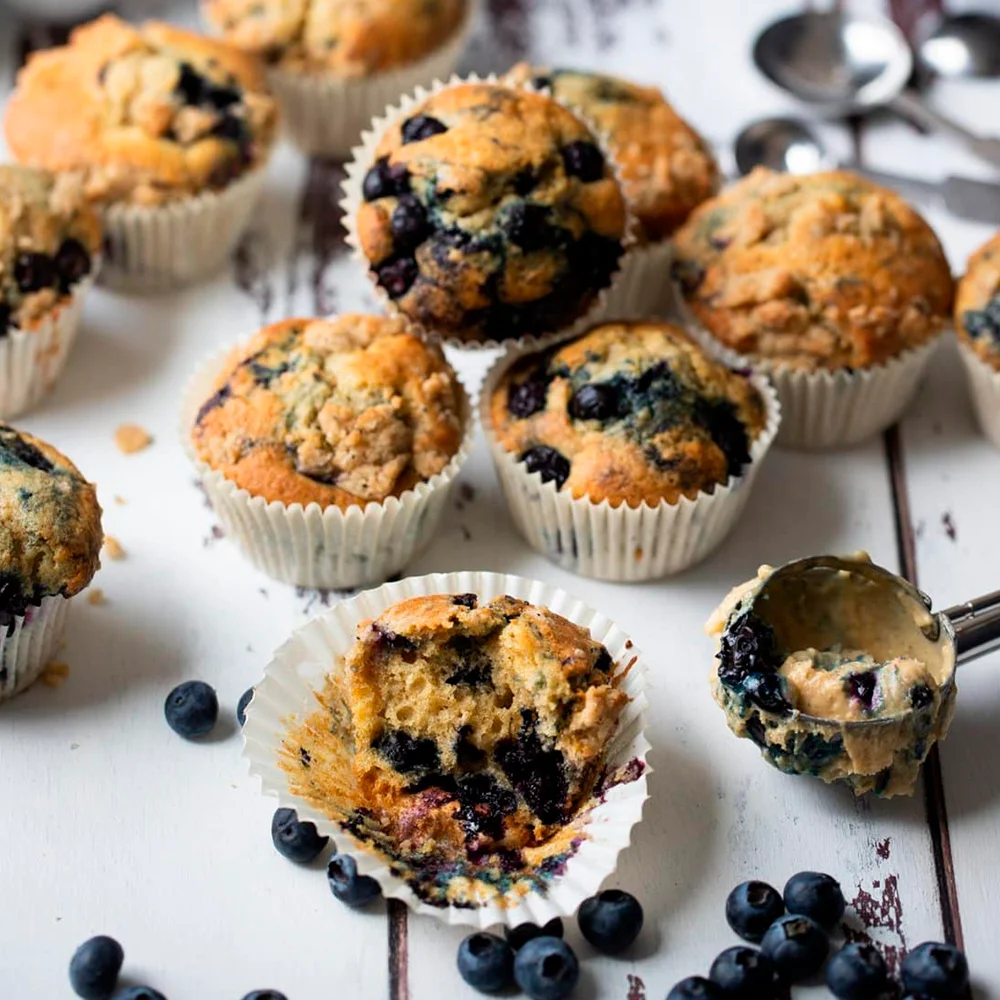 Blåbärsmuffins