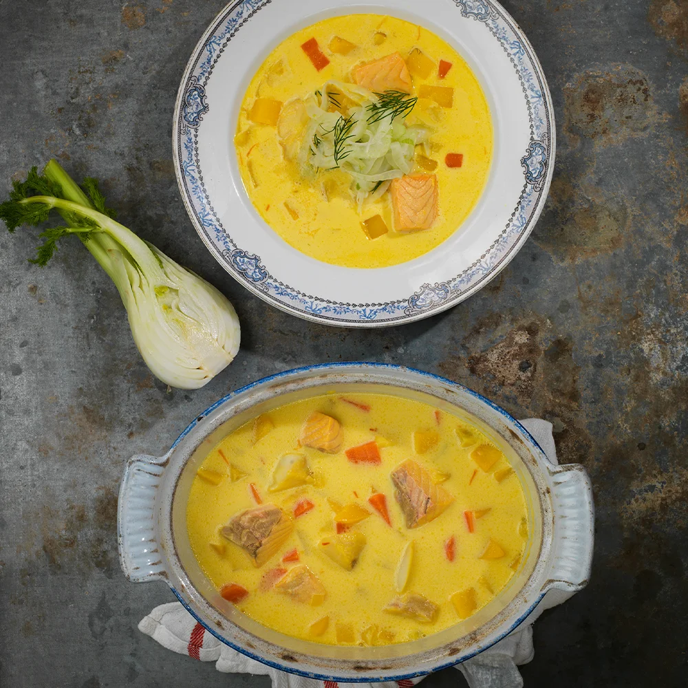 Gräddig fisksoppa by Tareq Taylor