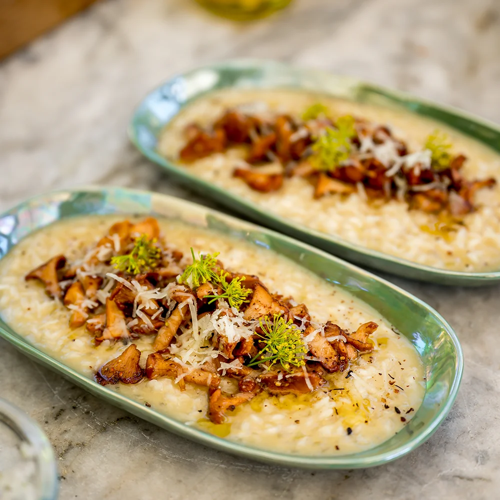 Risotto med Smörstekta Kantareller by Leif Mannerström