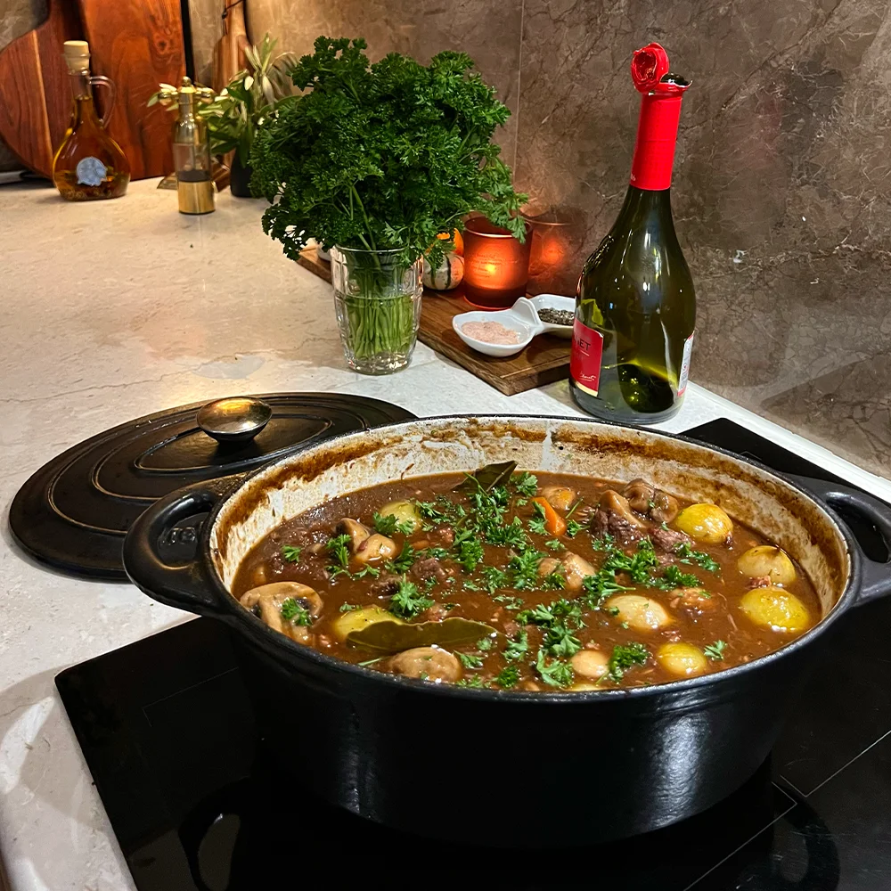 Boeuf Bourguignon by Anneli Stojanovska
